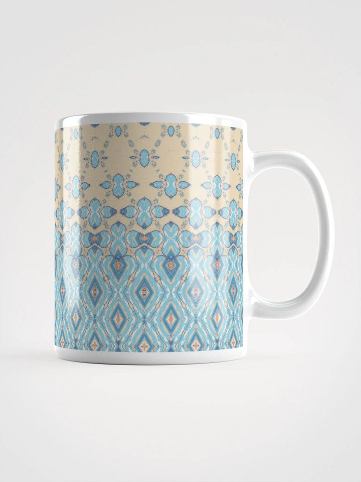 Blue & Cream Diamond Metamorphosis Ceramic Mug product image (1)