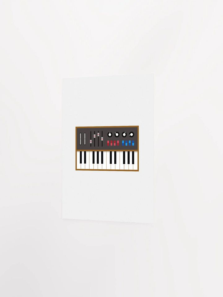 Vintage Analog Synth Print product image (15)