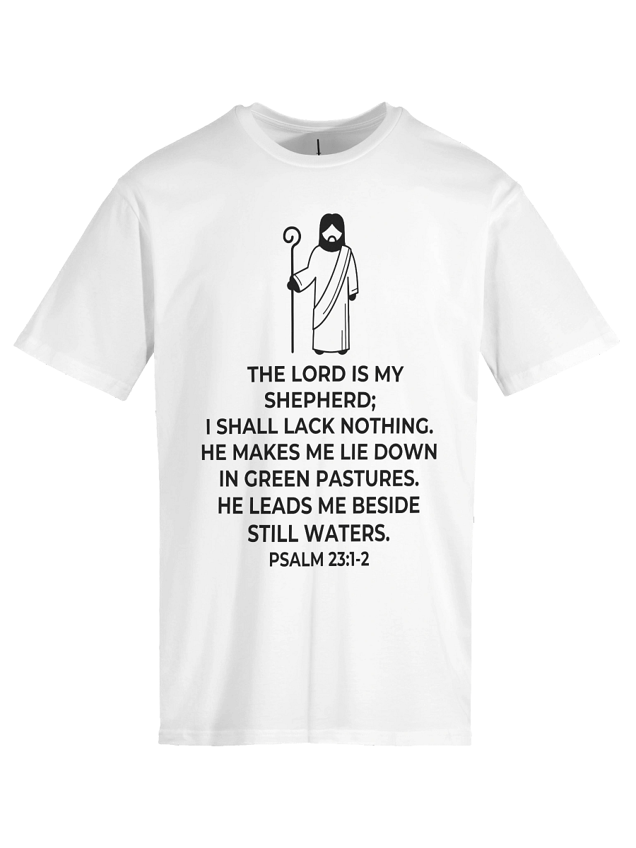 Psalm 23:1 Unisex Tee [Dark] product image (25)
