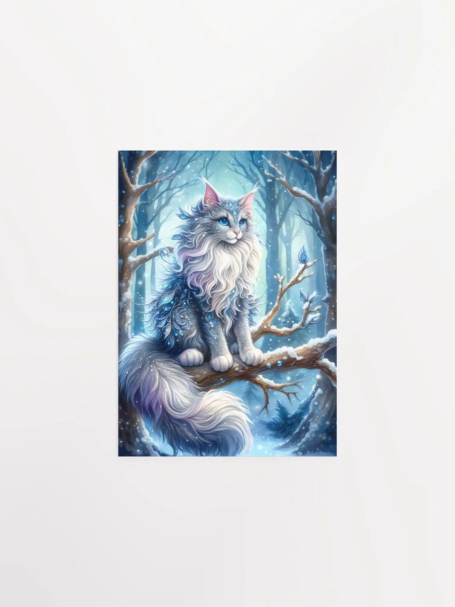 Frosty Feline Poster product image (2)
