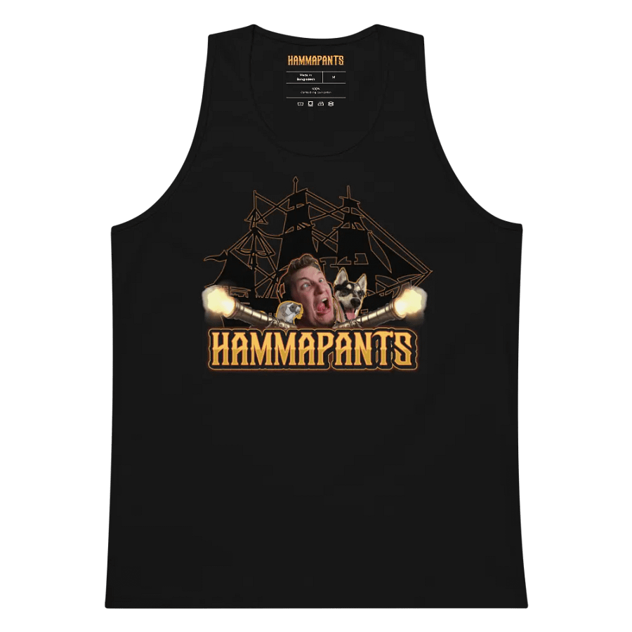 HP Chaos Ship Cotton Heritage Men's Premium Tank Top product image (1)