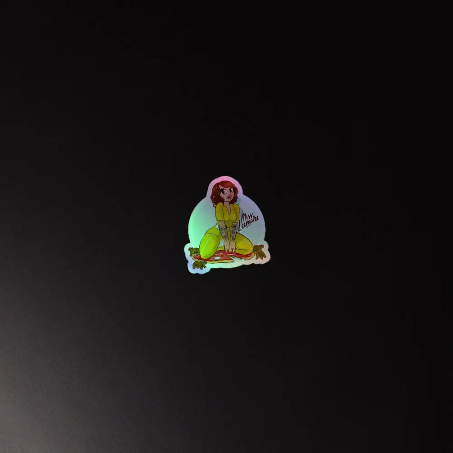 Holographic April Sticker product image (2)
