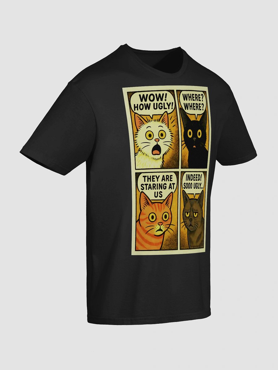 Funny Cats Retro Comic Panel Parody Tee (03) product image (10)