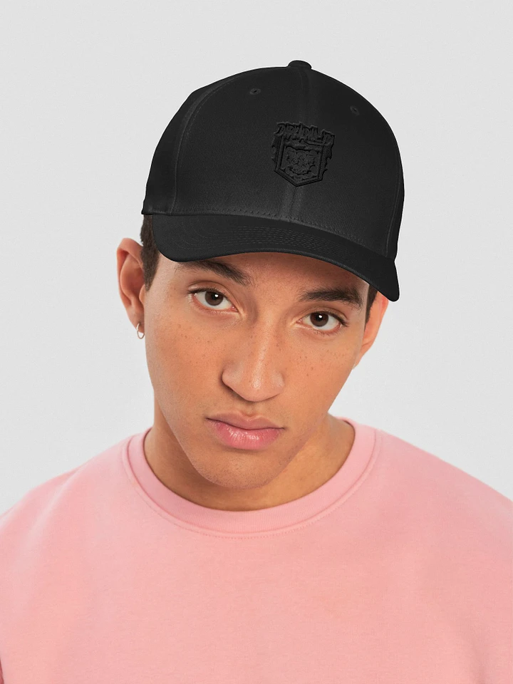 DarkAlpha Blacked Out Fitted Hat product image (1)