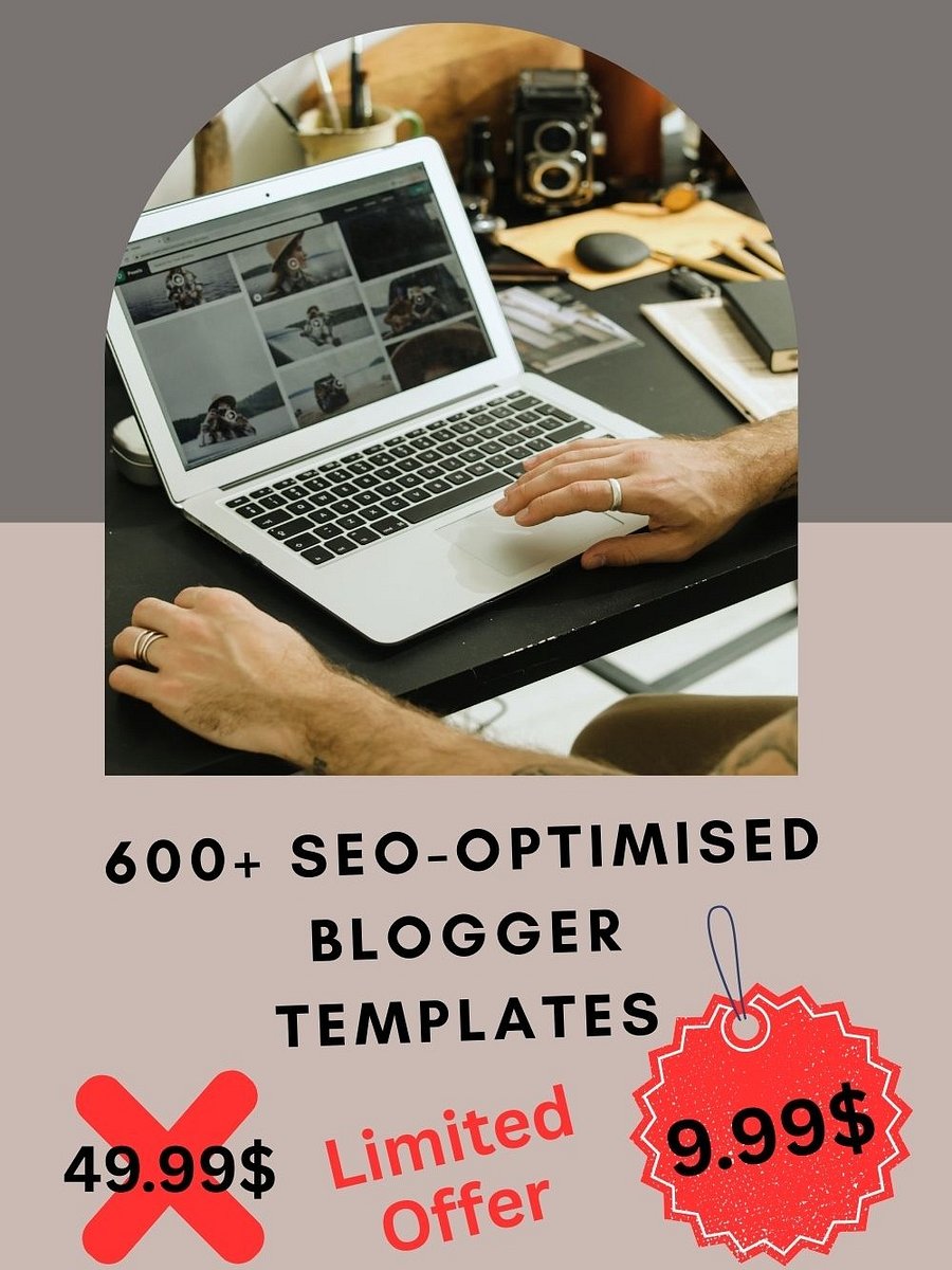 600+ SEO-Optimized Free Blogger Templates — Responsive & Fast product image (2)