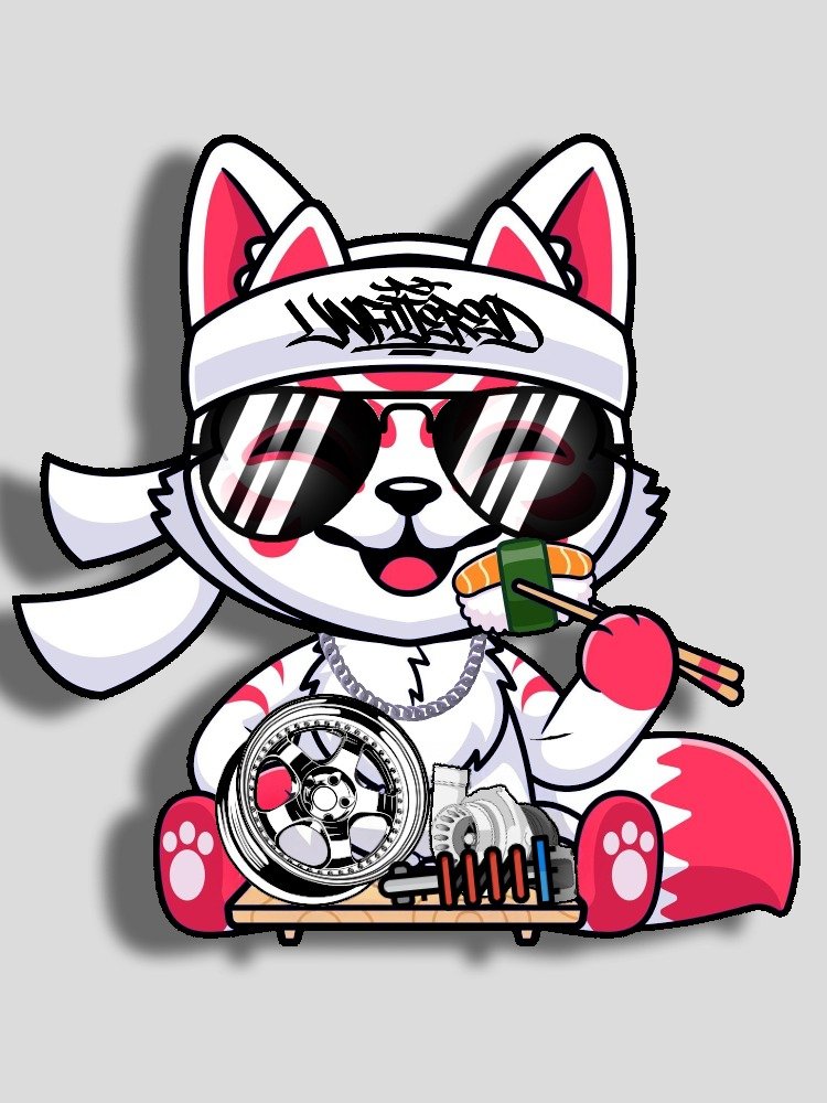 Unfiltered Yūto the Kitsune Sticker (Digital Download) product image (1)
