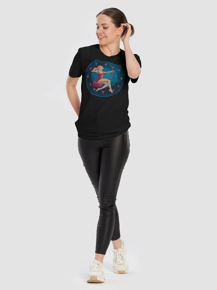 Sagittarius Zodiac Unisex Supersoft T-Shirt with Celestial Design product image (10)
