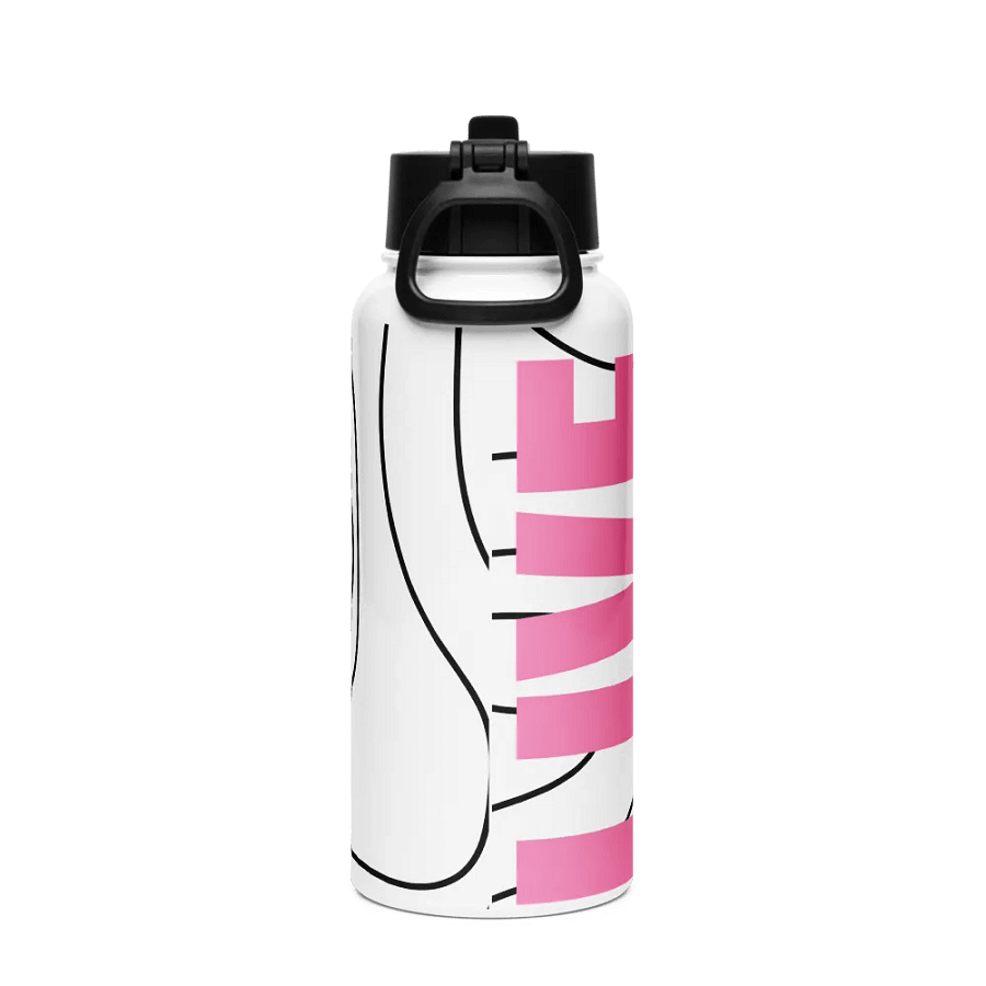 Stainless Steel Water Bottle with a Straw Lid product image (2)