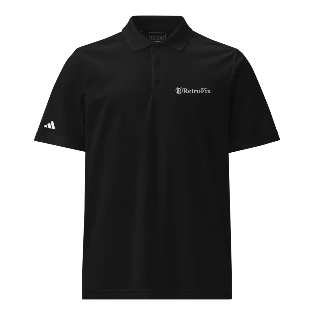 RetroFix Polo White Logo product image (1)