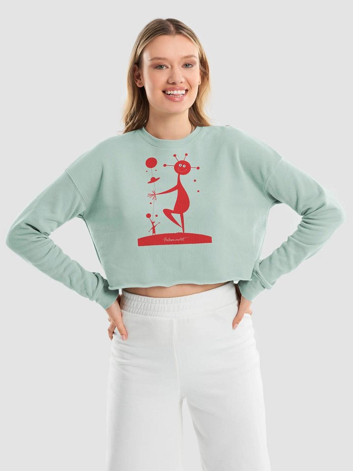 Bella+Canvas Women's Fleece Crop Sweatshirt product image (14)