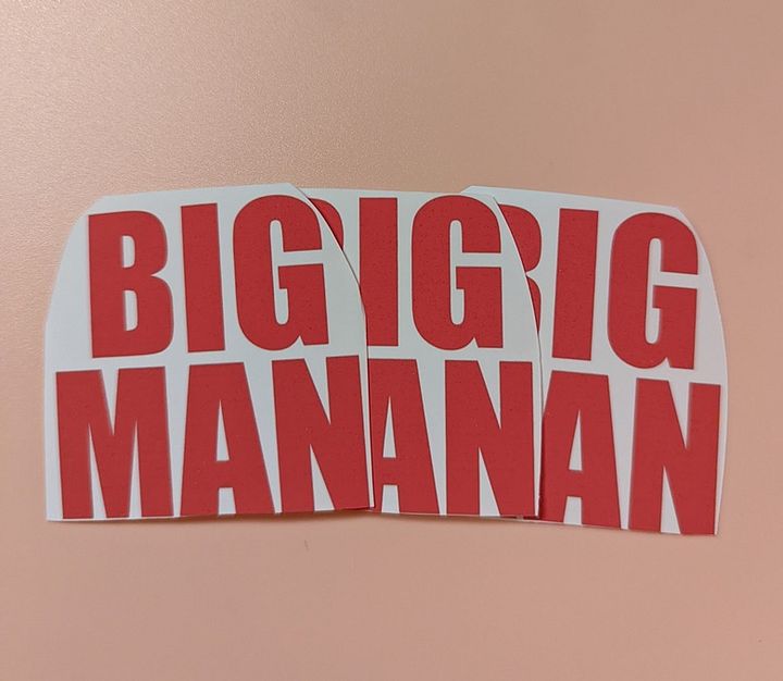 BIG MAN Sticker product image (2)