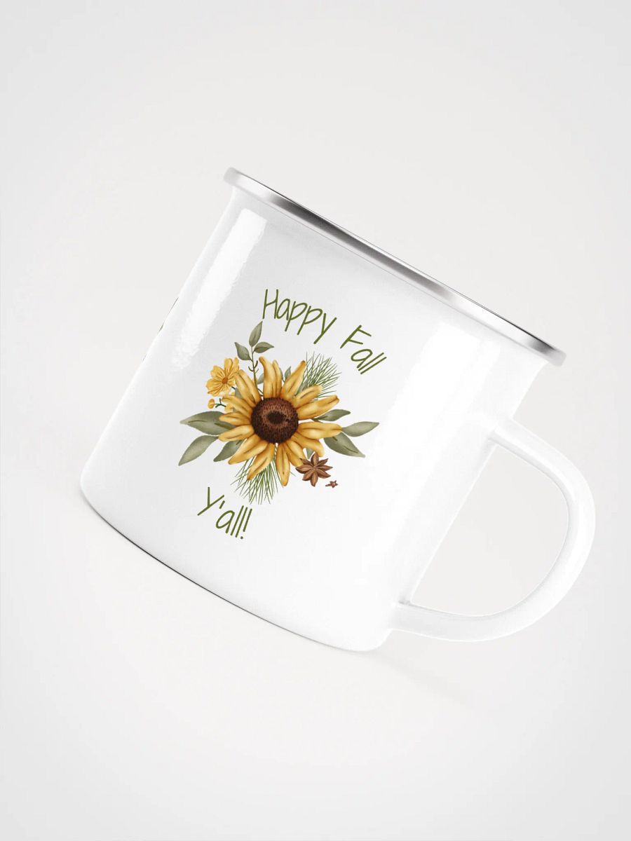 Fall Sunflower Serenity Enamel Mug product image (5)