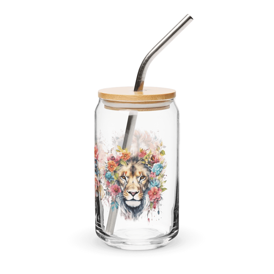 Lion Bloom Glass: A Majestic Sip product image (3)