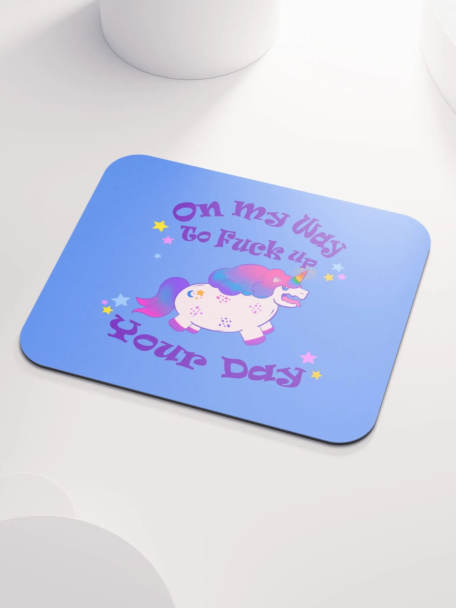 Rainbow Unicorn Mouse Pad product image (3)