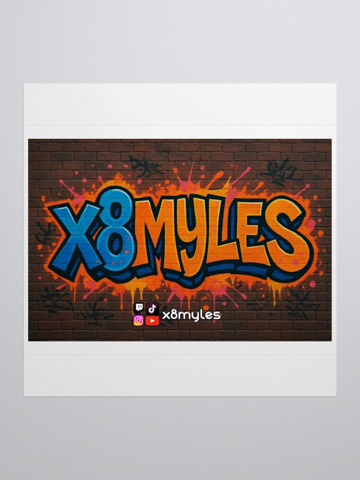 X8MYLES STICKER product image (2)