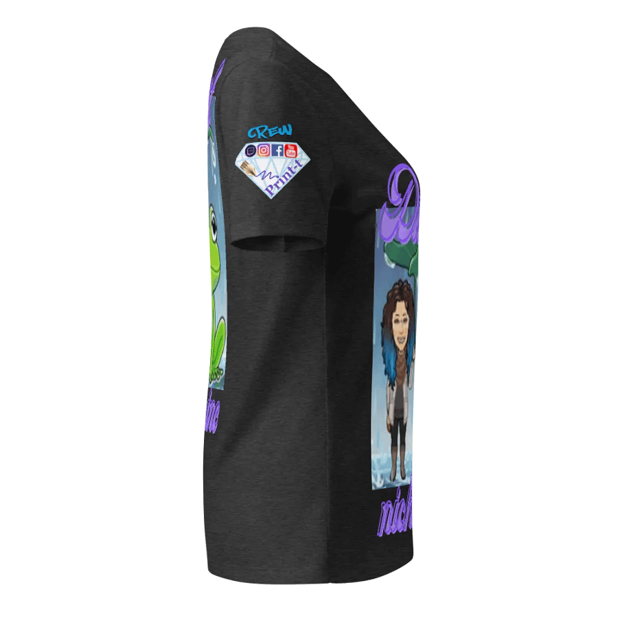 Du bist nicht alleine , Damen-T-Shirt mit entspanntem V-Ausschnitt product image (51)