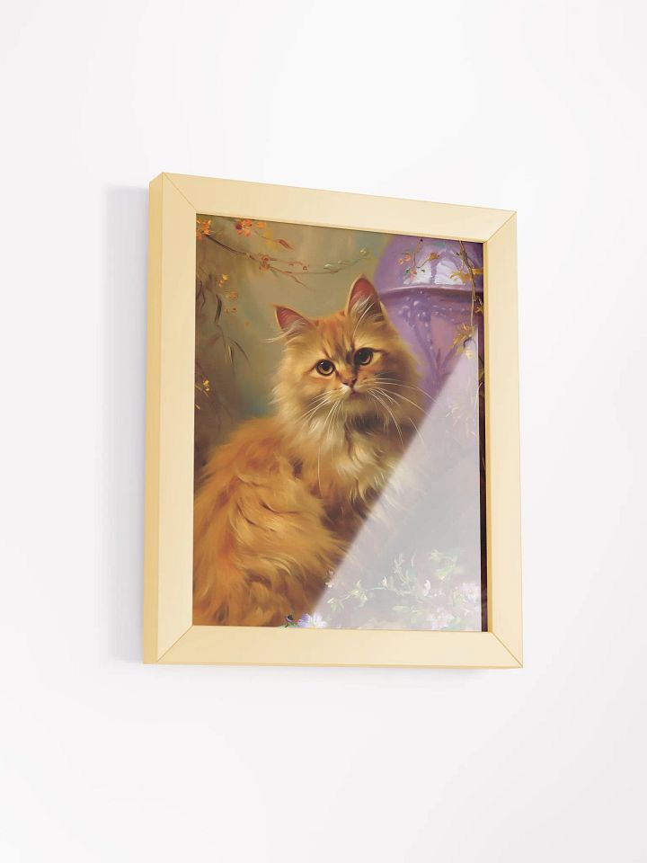 Golden Cat Serenity Framed Matte Poster product image (4)