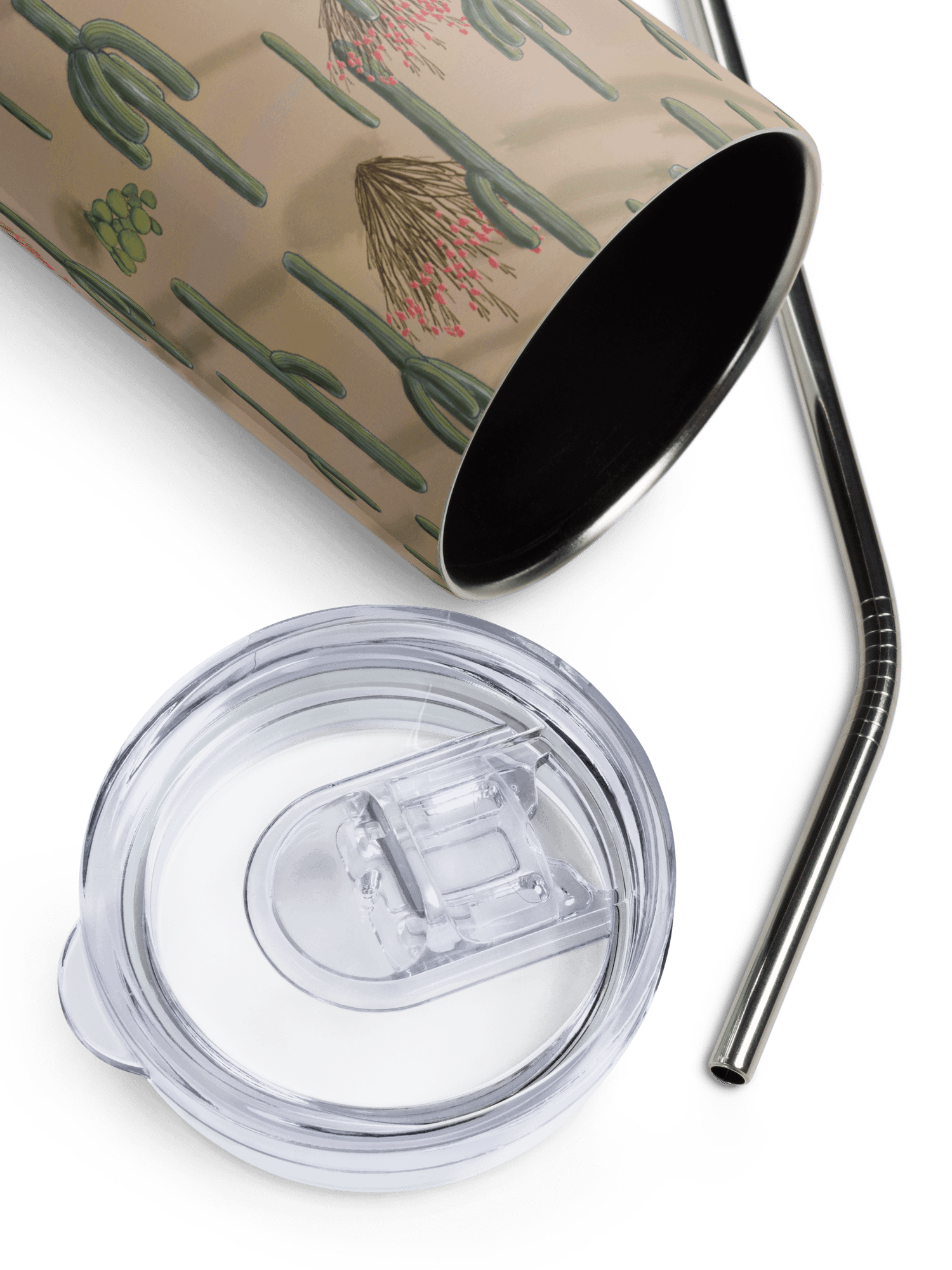 Saguaros of the Sonoran Desert Stainless Steel Tumbler with Straw product image (4)