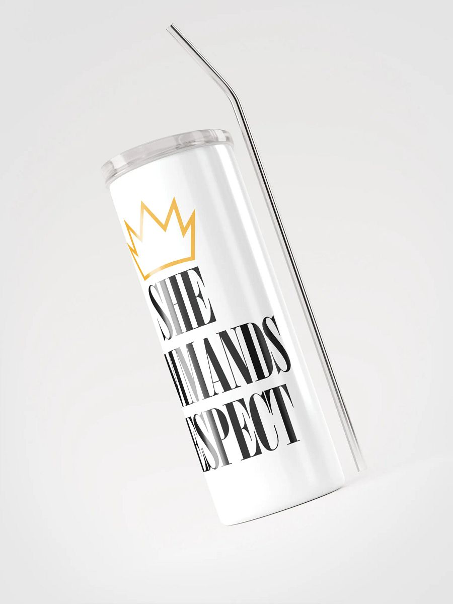She Commands Respect Stainless Steel Tumbler product image (3)