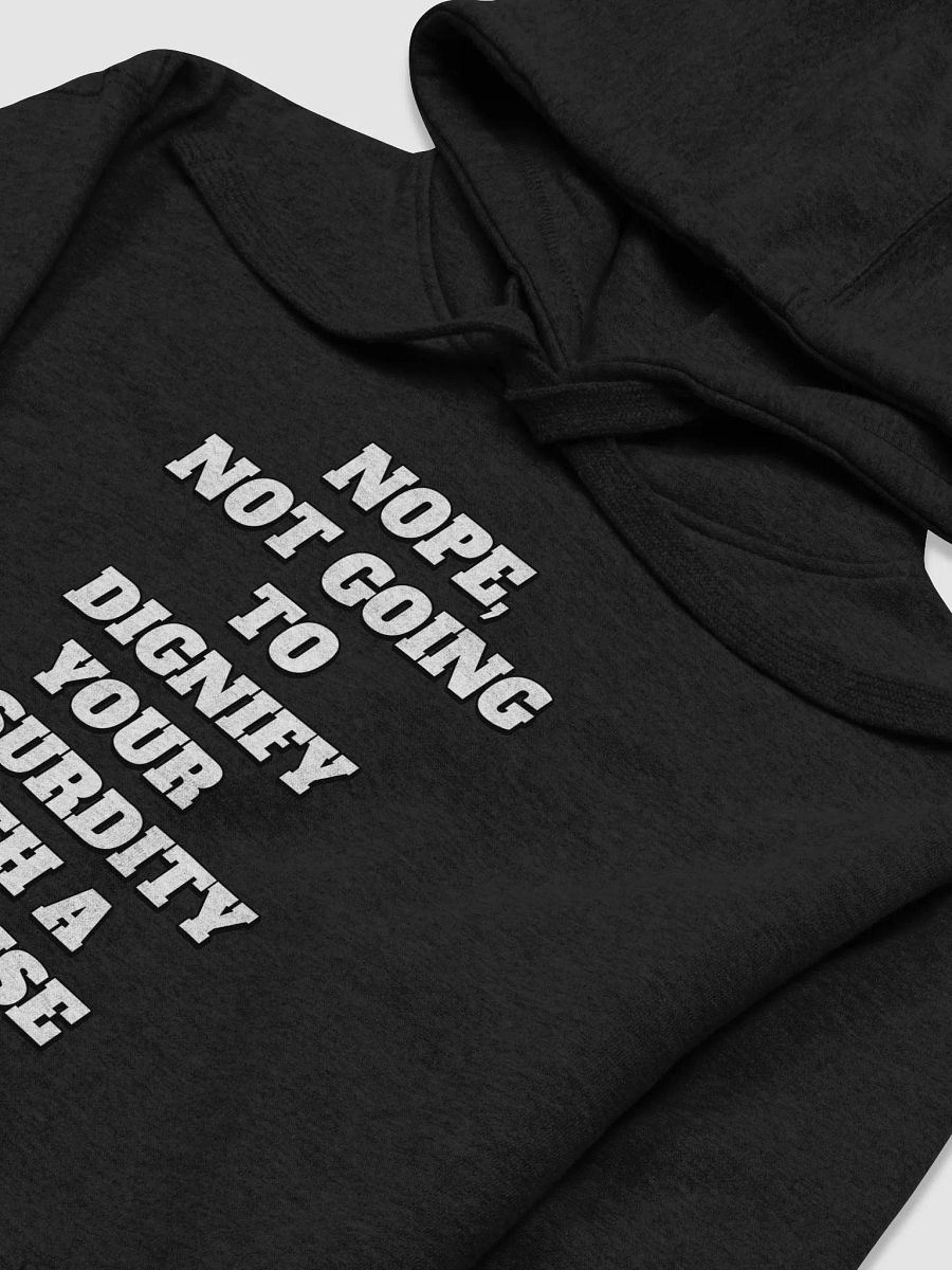 Nope, Not Going To Diginfy Your Absurdity With A Response Hoodie product image (21)