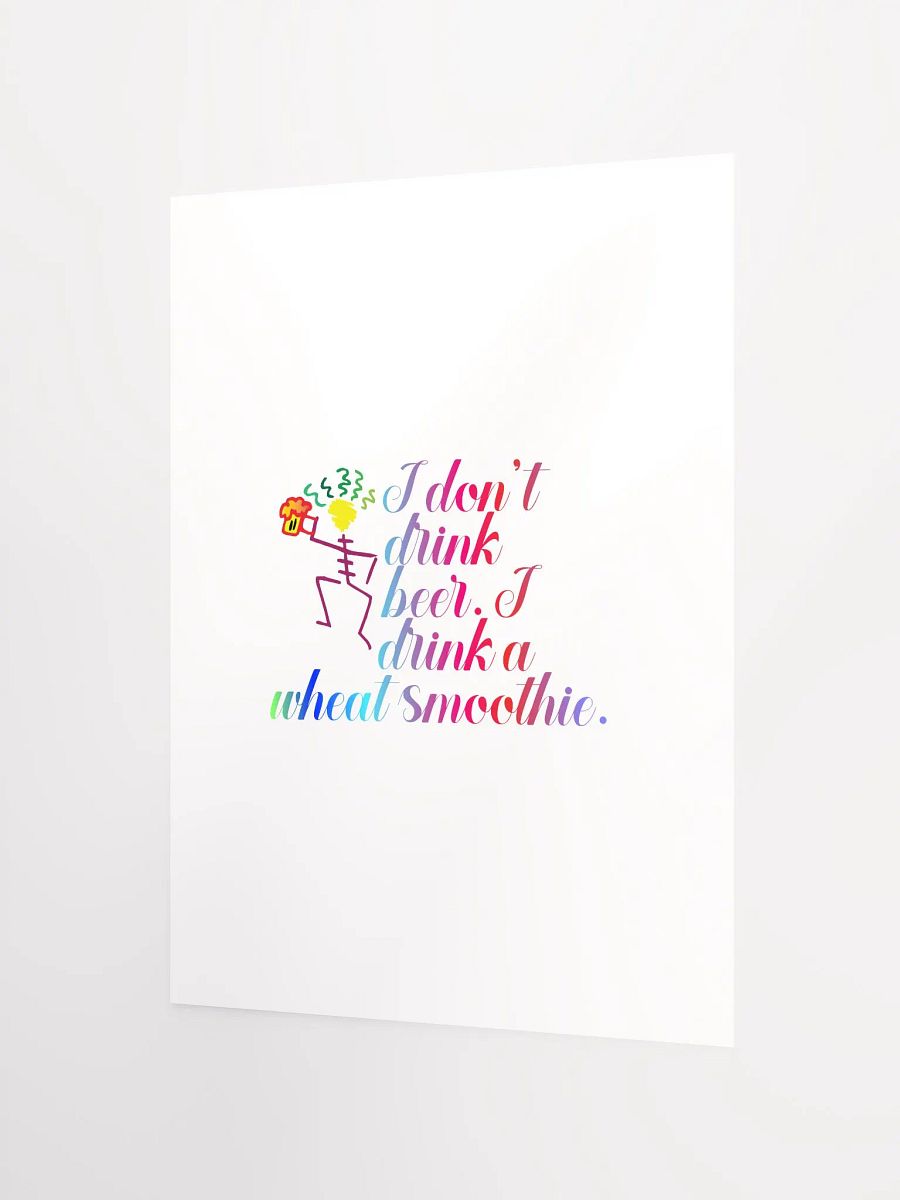 I don't drink beer. I drink a wheat smoothie. product image (10)