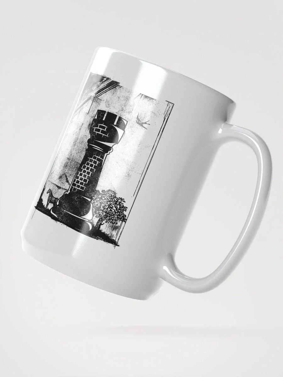 Grunge Chess: Medieval Rook 15 oz. mug product image (3)