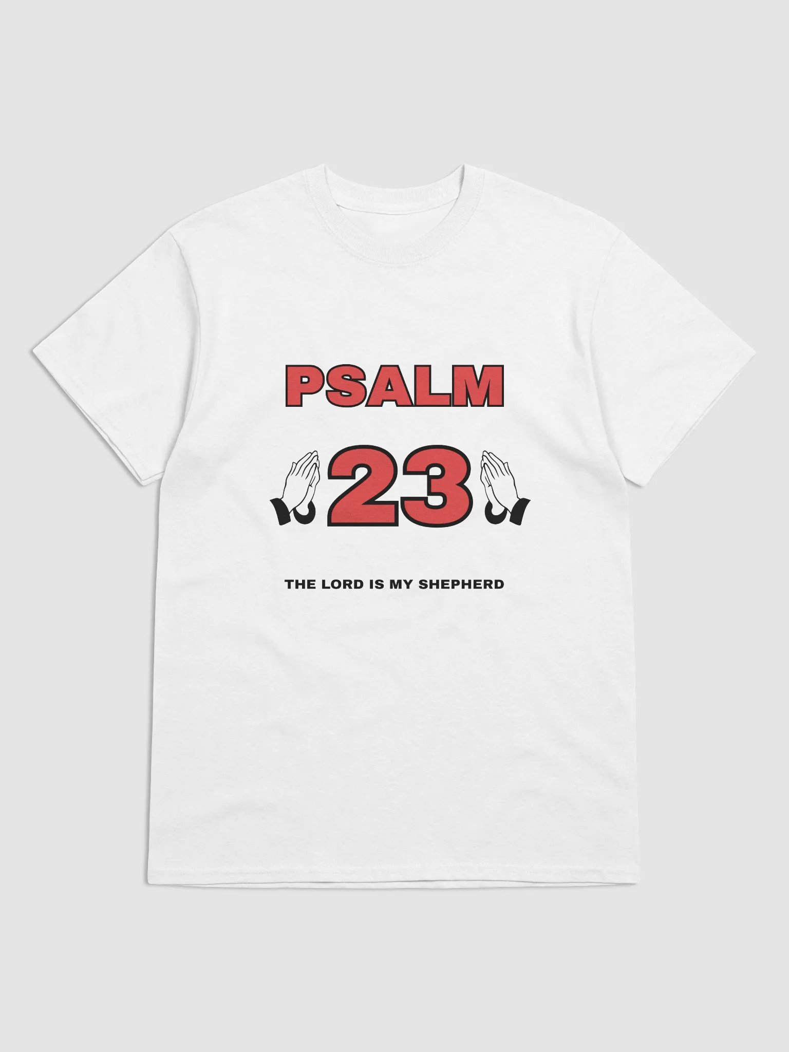Psalm 23 Bold Red Tee product image (1)
