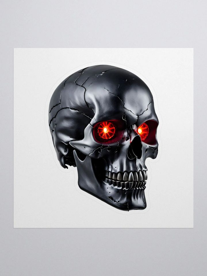 Channel Emote Sticker: Black Skull product image (2)
