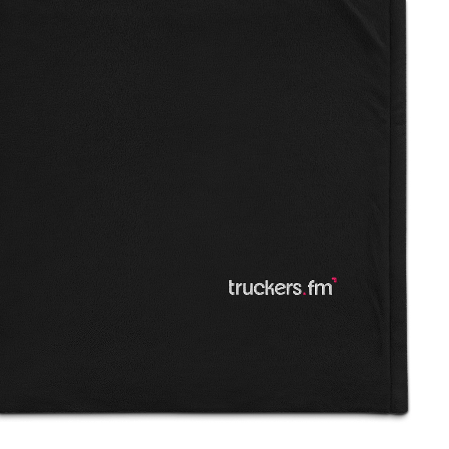 TruckersFM Festival Essentials Sherpa Blanket product image (1)