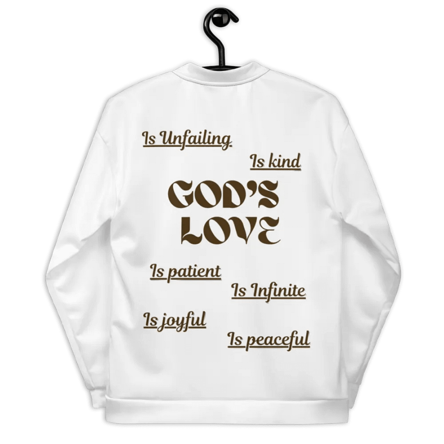 God's Love is excess unisex Bomber Jacket product image (5)