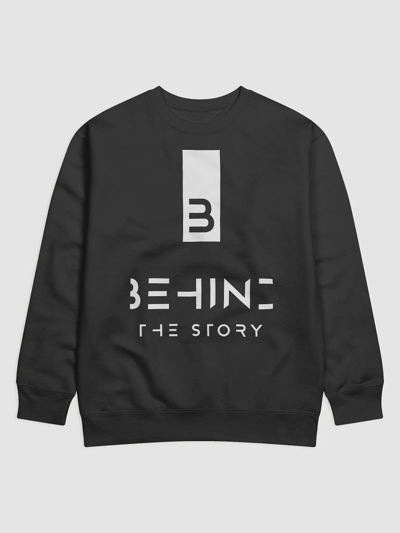 Behind The Story Logo - Black Sweatshirt