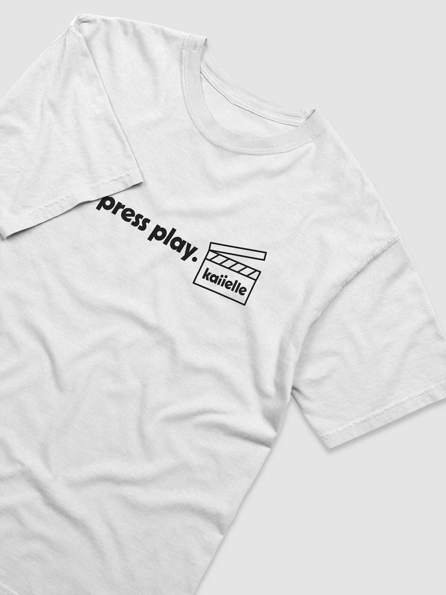 Let's Press Play Tee [Dark Text] product image (3)