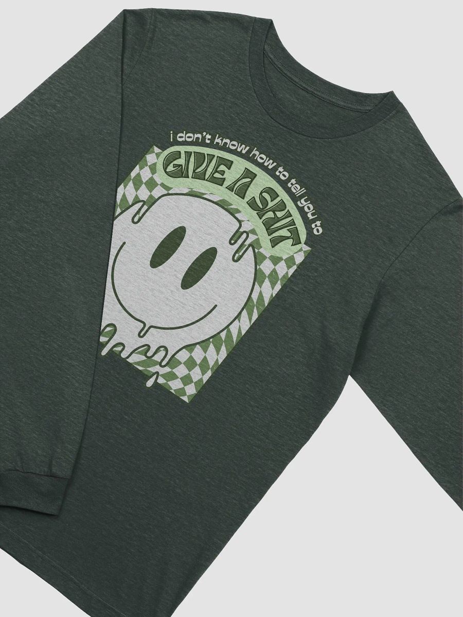 GIVE A SH*T supersoft long sleeve tee product image (19)