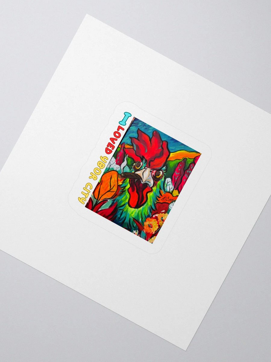 Ybor City Rooster Kiss Cut Stickers product image (7)