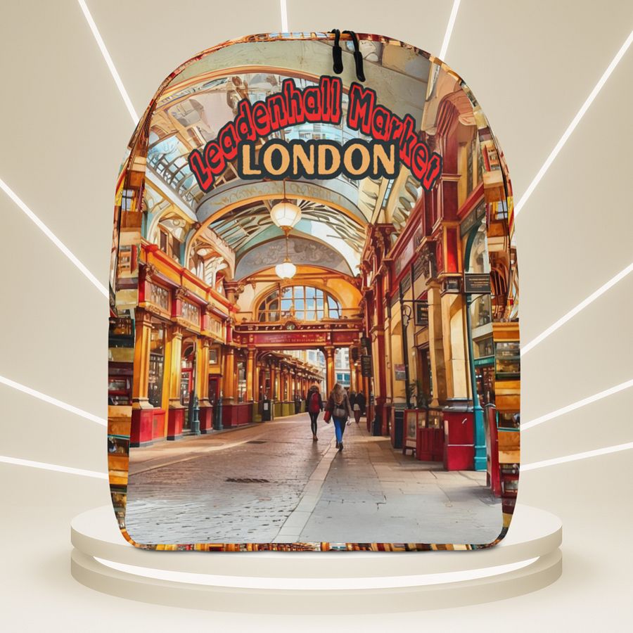 Leadenhall Market London All Over Print Backpack product image (12)