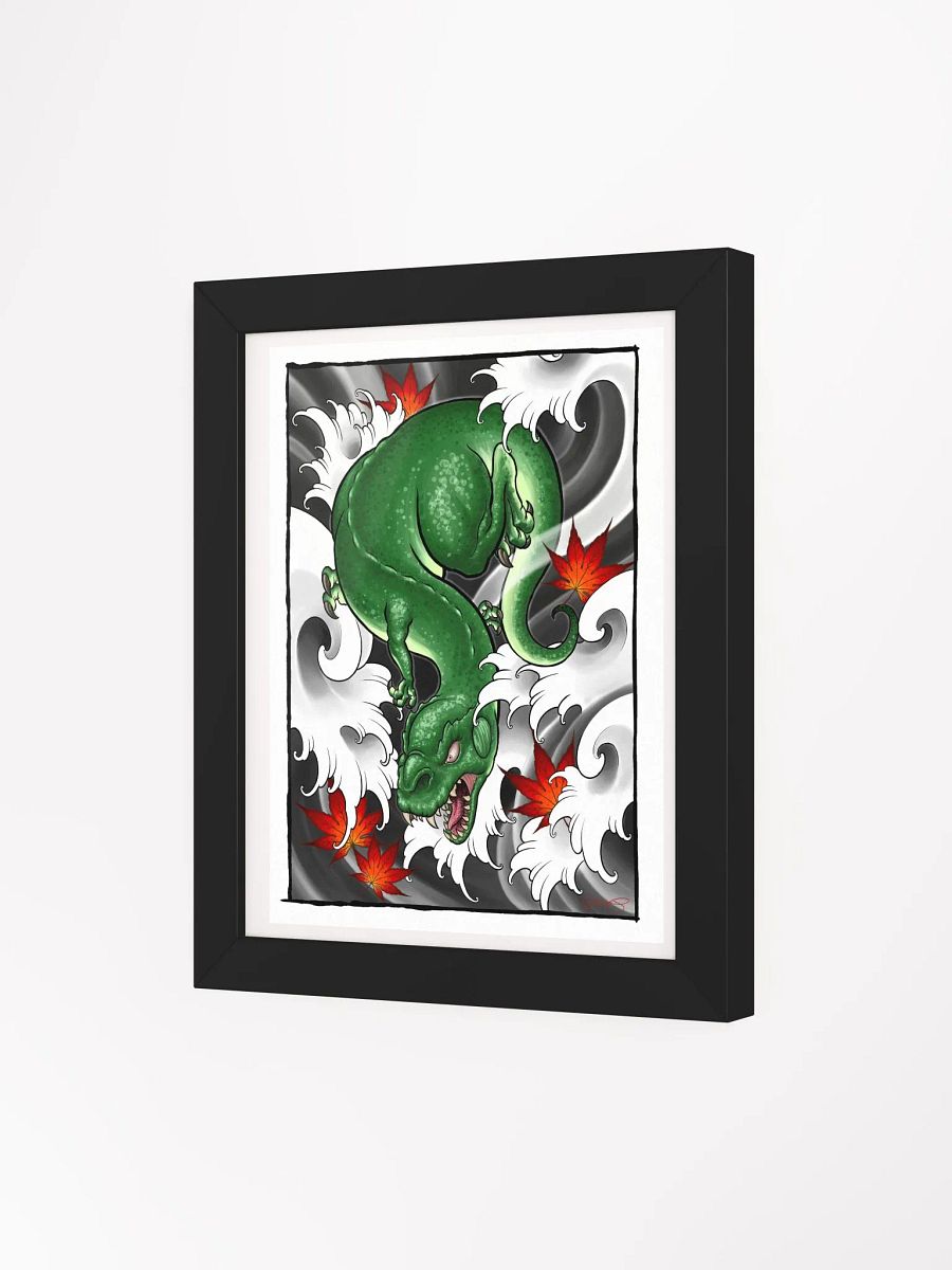 Velociraptor Waves Framed Print product image (3)