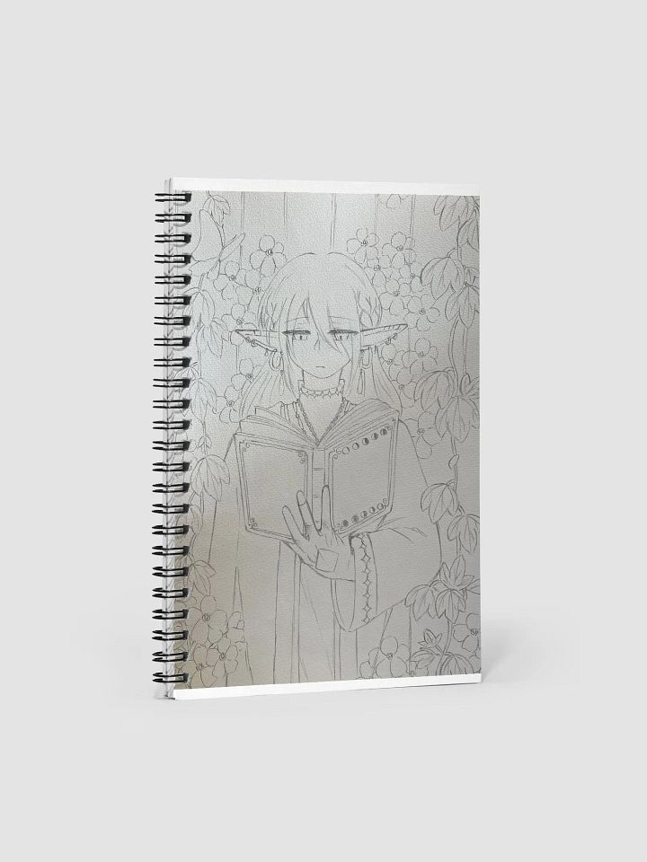 Elf and Skeleton Flowers (line art) - Notebook product image (2)