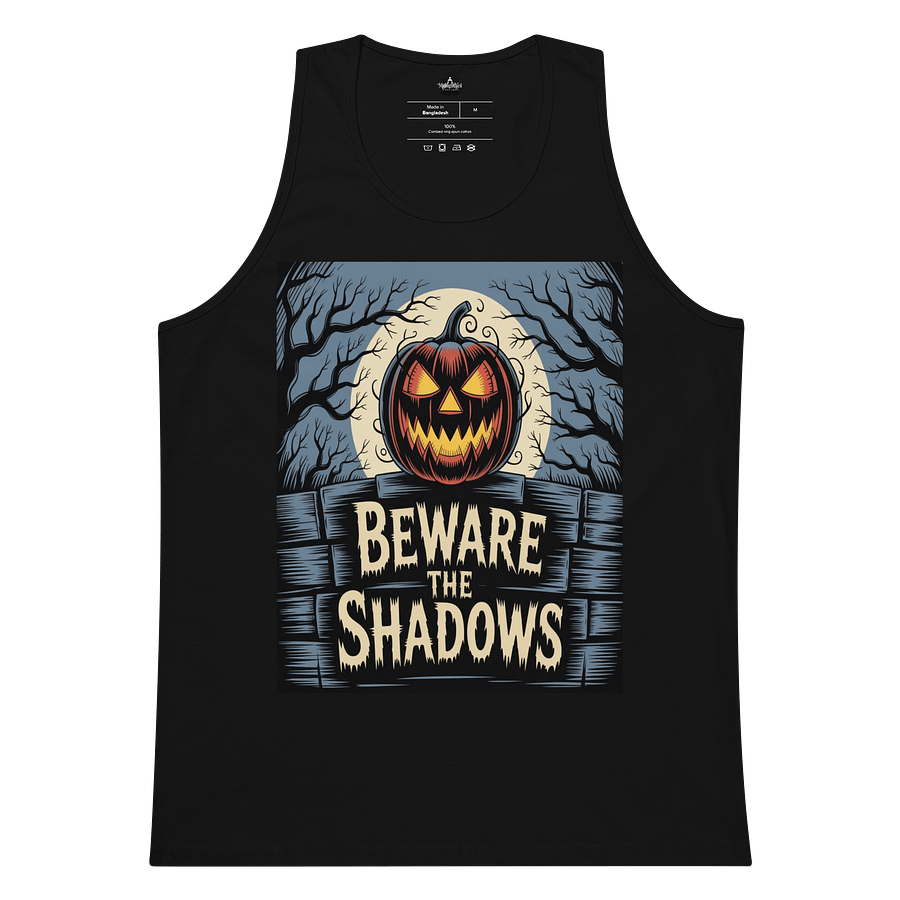 Beware the Shadows Men's Tank Top by Midnight Veil Designs - Gothic Vibes product image (5)