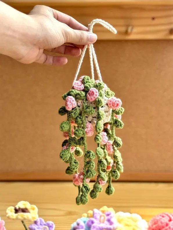 Car Hanging Plant Crochet Pattern product image (3)