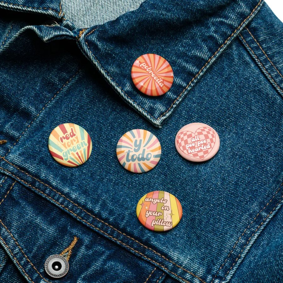 Retro Burque Pins product image (3)