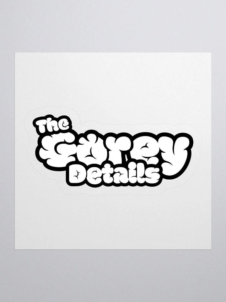 Gorey Details B+W - Kiss Cut Stickers product image (1)