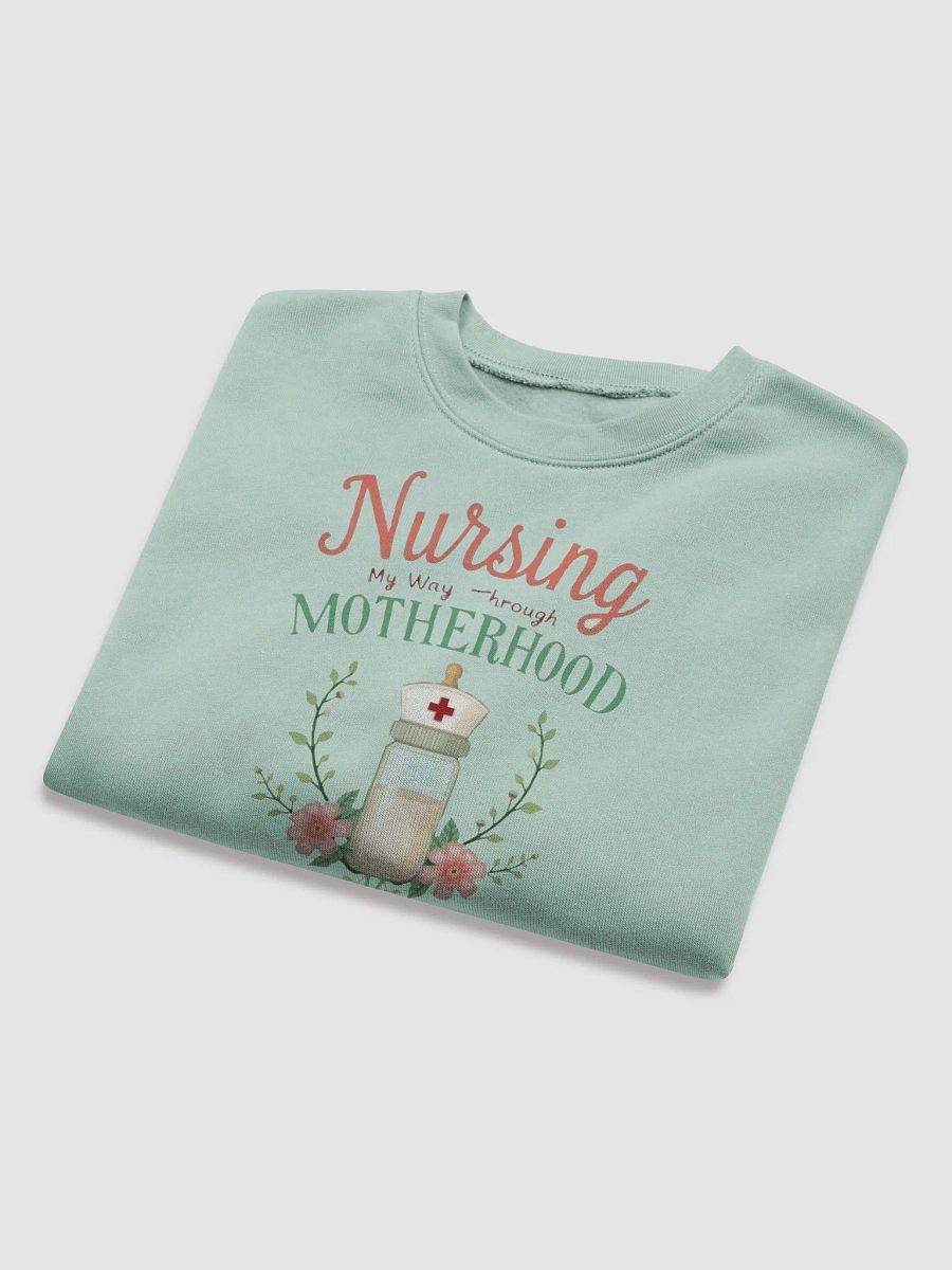 Motherhood Nursing Floral Crop Sweatshirt product image (20)