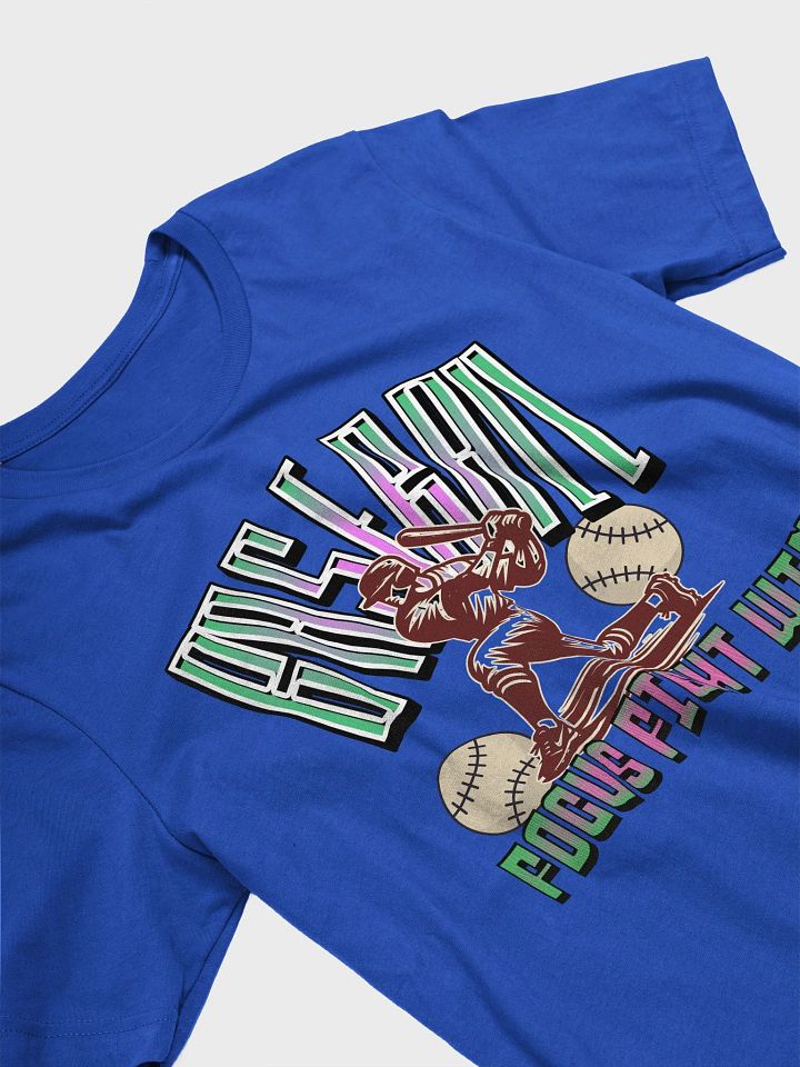 Focus Fight Win Baseball Player T-Shirt product image (29)