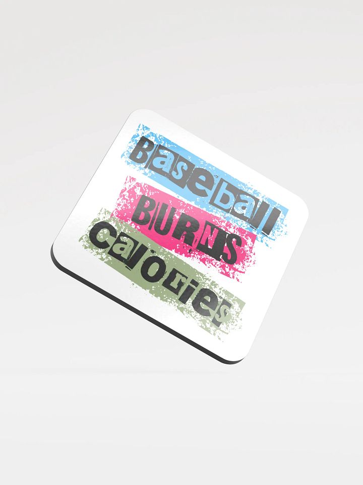 Baseball Burns Calories Vintage Coaster Set product image (2)
