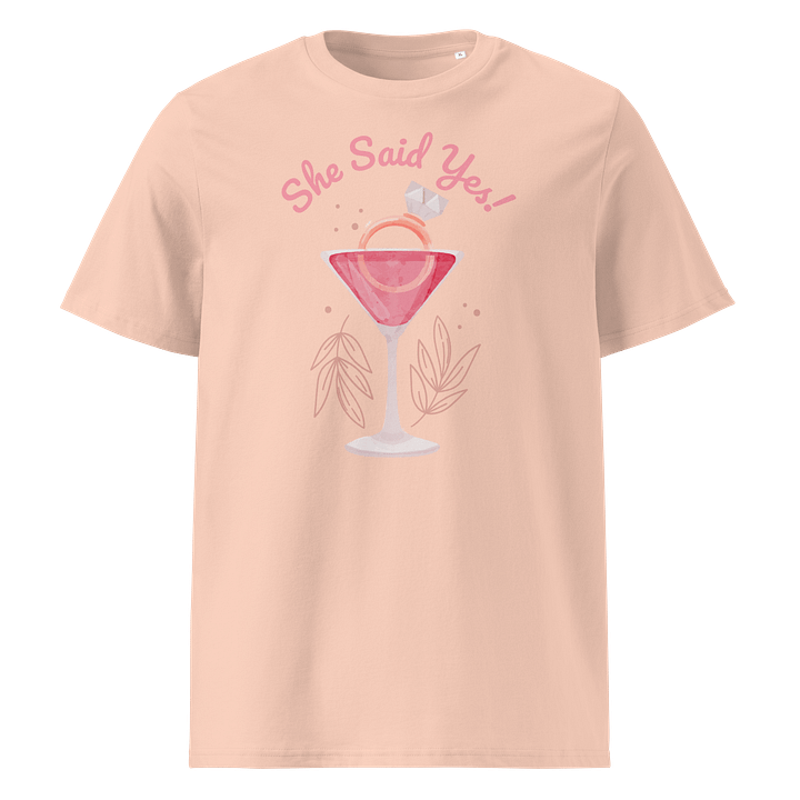 She Said Yes! Engagement T-Shirt product image (9)