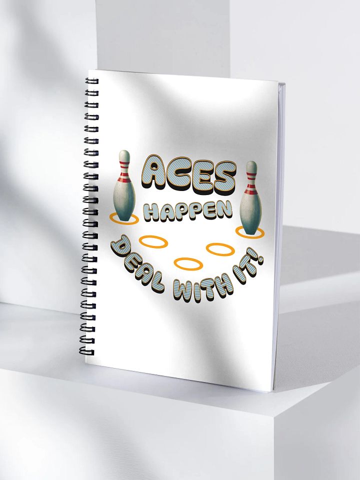 Aces Happen Deal With It Spiral Notebook product image (1)