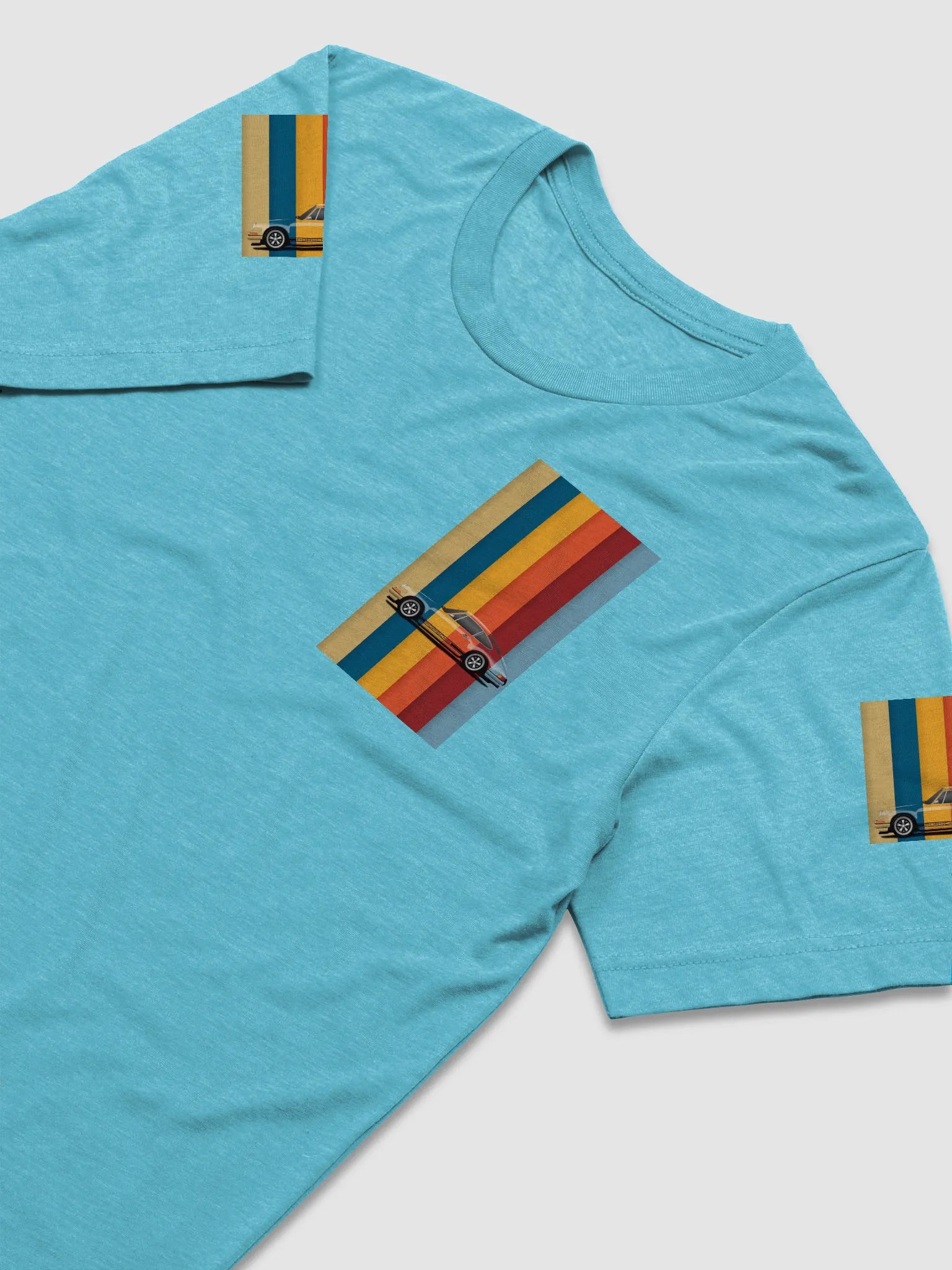 Vintage Porsche Gradient T-Shirt product image (28)