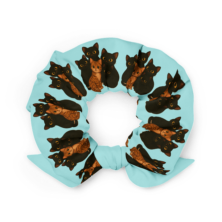 Whimsical Pink Hair Scrunchie product image (2)