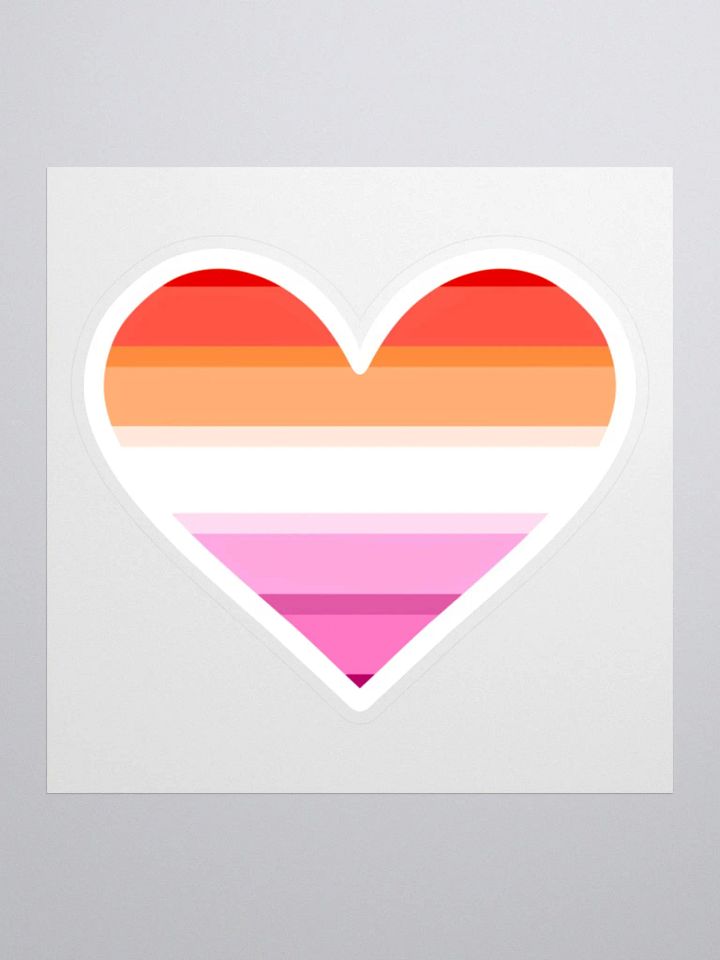 Lesbian Pride Sticker product image (2)