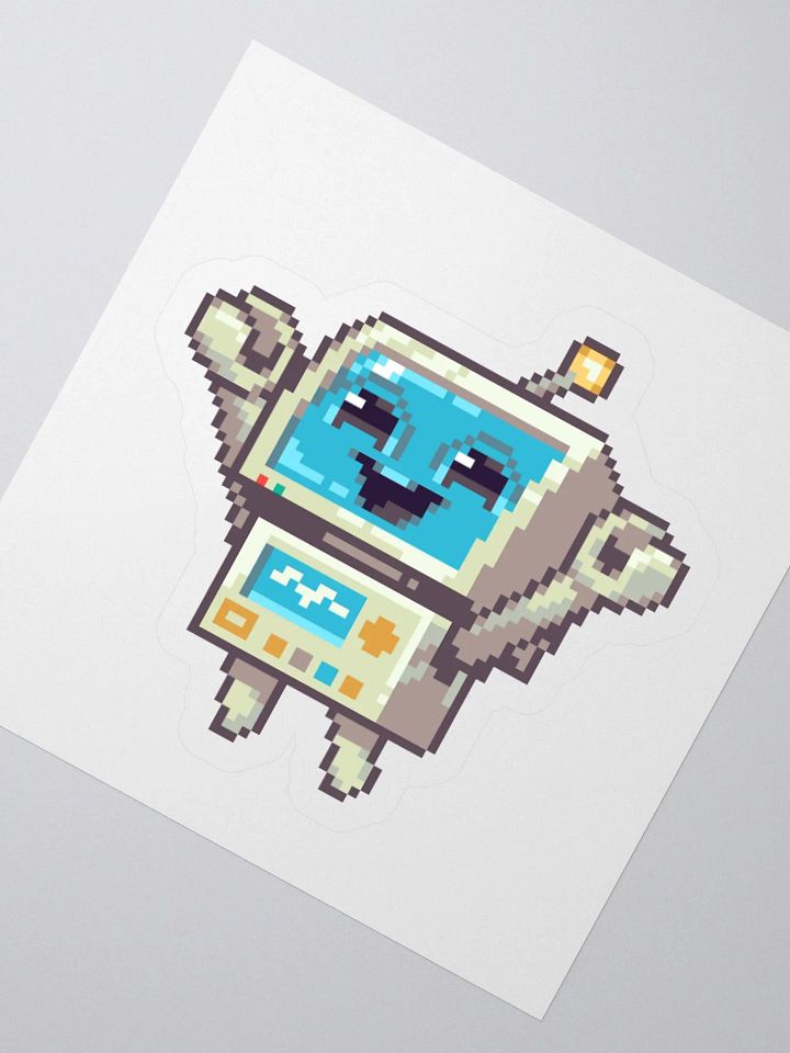 Happy Robot Sticker product image (2)